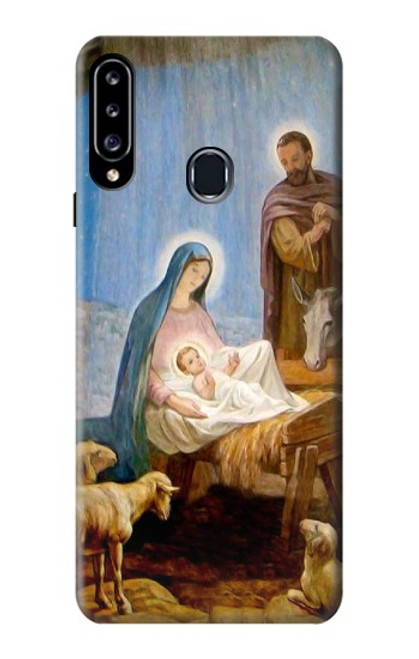 W2276 The Nativity Funda Carcasa Case y Caso Del Tirón Funda para Samsung Galaxy A20s