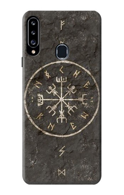 W3413 Norse Ancient Viking Symbol Funda Carcasa Case y Caso Del Tirón Funda para Samsung Galaxy A20s