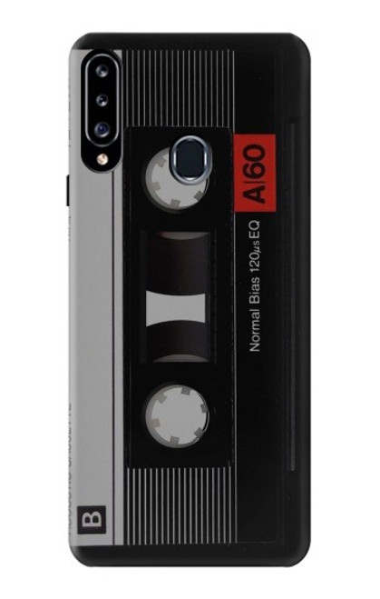 W3516 Vintage Cassette Tape Funda Carcasa Case y Caso Del Tirón Funda para Samsung Galaxy A20s
