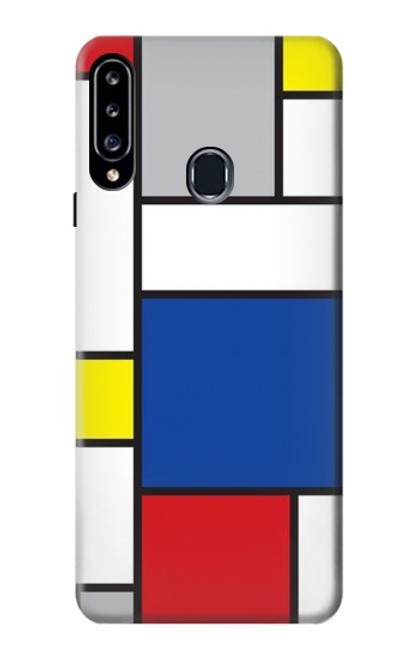 W3536 Modern Art Funda Carcasa Case y Caso Del Tirón Funda para Samsung Galaxy A20s