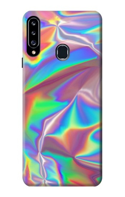 W3597 Holographic Photo Printed Funda Carcasa Case y Caso Del Tirón Funda para Samsung Galaxy A20s