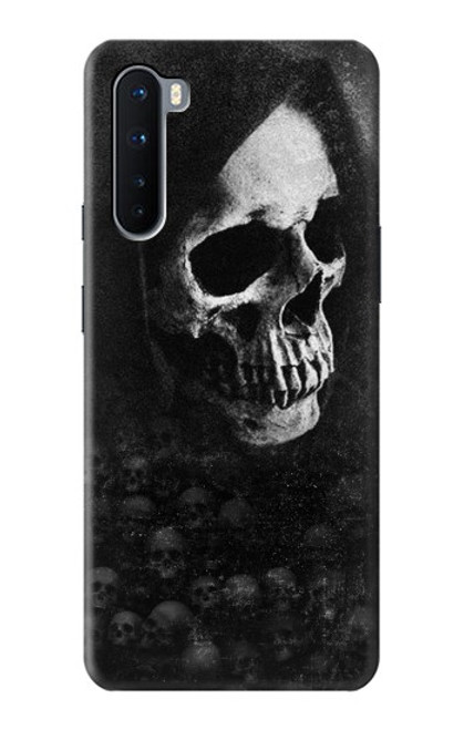 W3333 Death Skull Grim Reaper Funda Carcasa Case y Caso Del Tirón Funda para OnePlus Nord