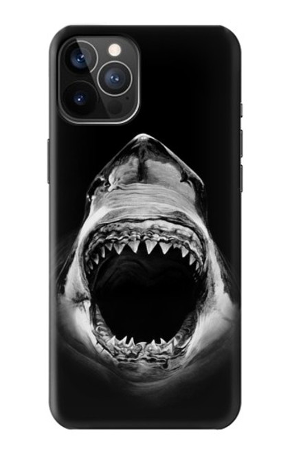 W3100 Great White Shark Funda Carcasa Case y Caso Del Tirón Funda para iPhone 12, iPhone 12 Pro