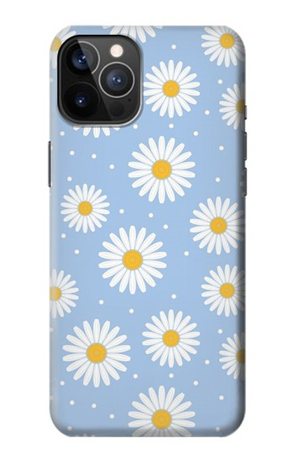 W3681 Daisy Flowers Pattern Funda Carcasa Case y Caso Del Tirón Funda para iPhone 12, iPhone 12 Pro