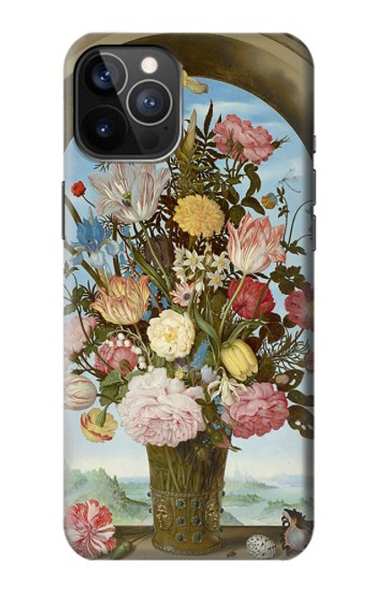 W3749 Vase of Flowers Funda Carcasa Case y Caso Del Tirón Funda para iPhone 12, iPhone 12 Pro