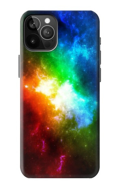 W2312 Colorful Rainbow Space Galaxy Funda Carcasa Case y Caso Del Tirón Funda para iPhone 12 Pro Max