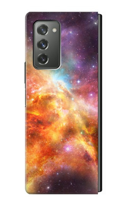 W1963 Nebula Rainbow Space Funda Carcasa Case y Caso Del Tirón Funda para Samsung Galaxy Z Fold2 5G