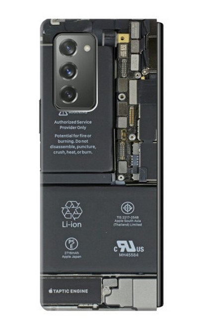 W3467 Inside Mobile Phone Graphic Funda Carcasa Case y Caso Del Tirón Funda para Samsung Galaxy Z Fold2 5G