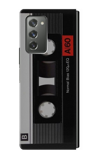 W3516 Vintage Cassette Tape Funda Carcasa Case y Caso Del Tirón Funda para Samsung Galaxy Z Fold2 5G