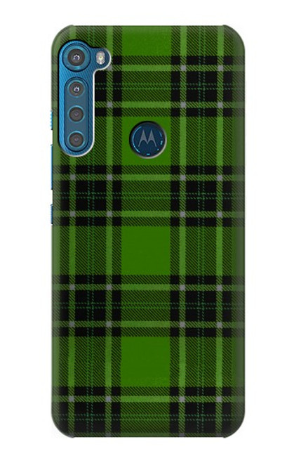 W2373 Tartan Green Pattern Funda Carcasa Case y Caso Del Tirón Funda para Motorola One Fusion+