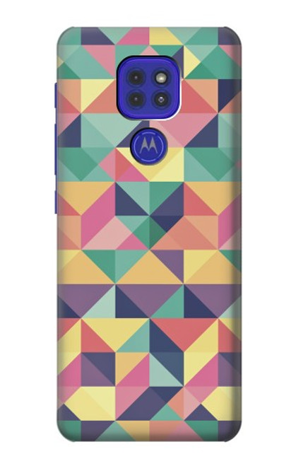 W2379 Variation Pattern Funda Carcasa Case y Caso Del Tirón Funda para Motorola Moto G9 Play