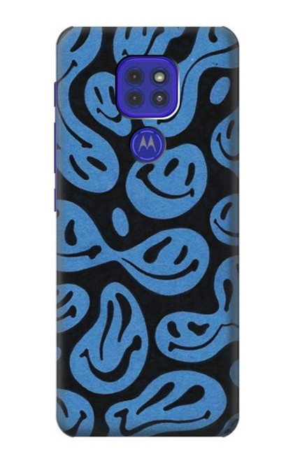 W3679 Cute Ghost Pattern Funda Carcasa Case y Caso Del Tirón Funda para Motorola Moto G9 Play