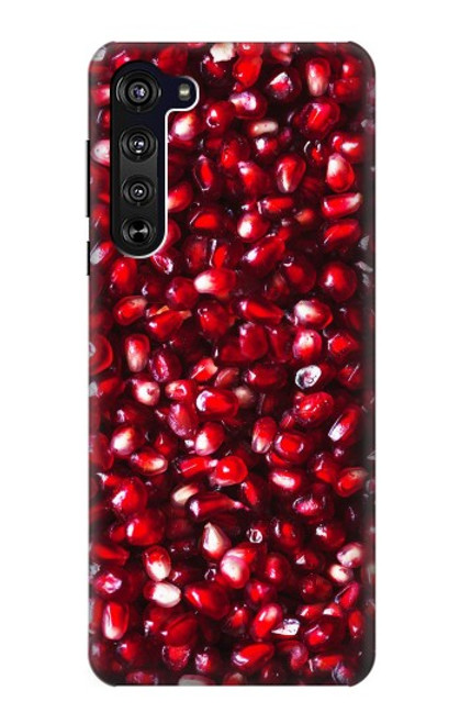 W3757 Pomegranate Funda Carcasa Case y Caso Del Tirón Funda para Motorola Edge