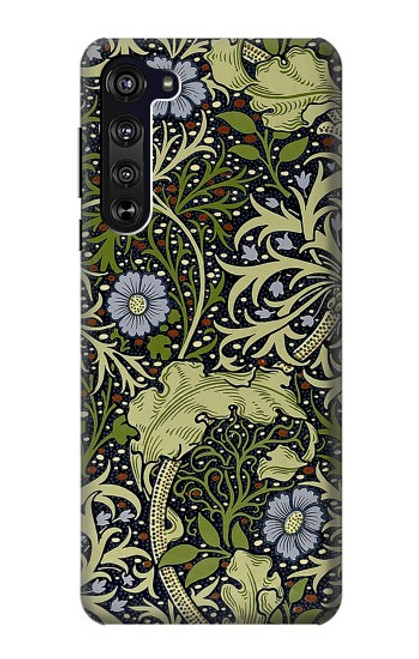 W3792 William Morris Funda Carcasa Case y Caso Del Tirón Funda para Motorola Edge