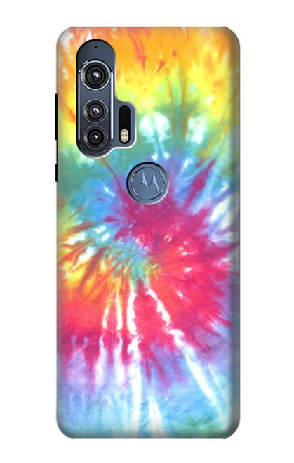 W1697 Tie Dye Colorful Graphic Printed Funda Carcasa Case y Caso Del Tirón Funda para Motorola Edge+