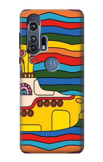 W3599 Hippie Submarine Funda Carcasa Case y Caso Del Tirón Funda para Motorola Edge+