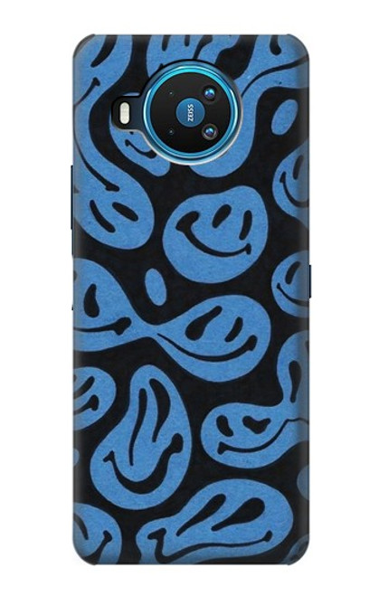 W3679 Cute Ghost Pattern Funda Carcasa Case y Caso Del Tirón Funda para Nokia 8.3 5G