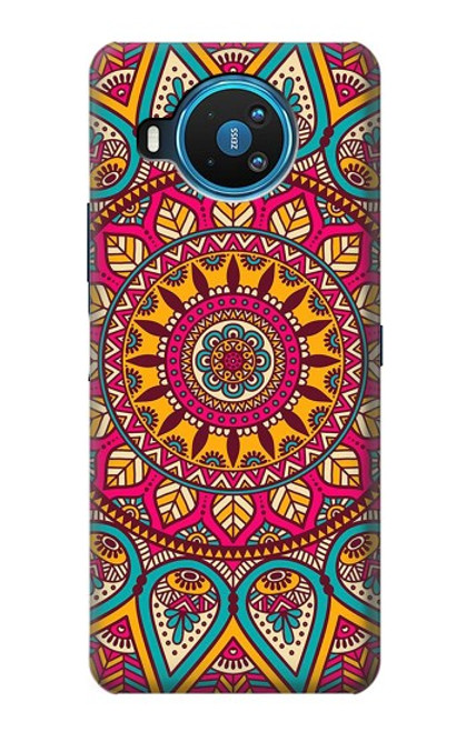 W3694 Hippie Art Pattern Funda Carcasa Case y Caso Del Tirón Funda para Nokia 8.3 5G