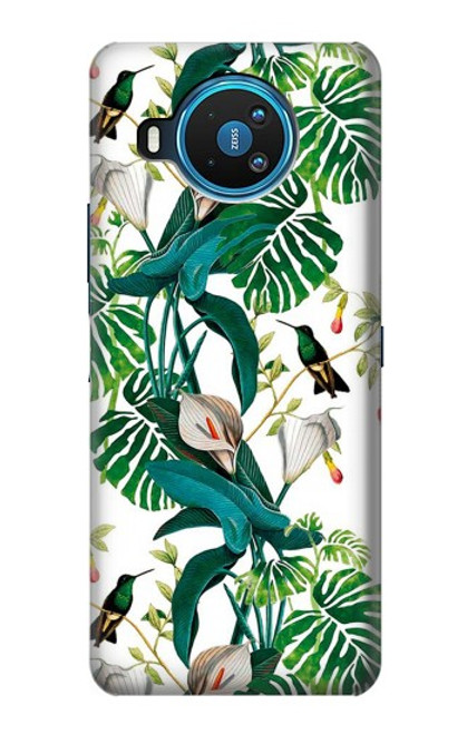 W3697 Leaf Life Birds Funda Carcasa Case y Caso Del Tirón Funda para Nokia 8.3 5G