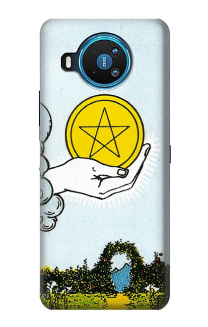 W3722 Tarot Card Ace of Pentacles Coins Funda Carcasa Case y Caso Del Tirón Funda para Nokia 8.3 5G