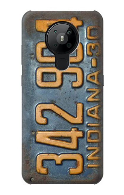 W3750 Vintage Vehicle Registration Plate Funda Carcasa Case y Caso Del Tirón Funda para Nokia 5.3