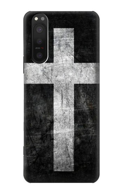 W3491 Christian Cross Funda Carcasa Case y Caso Del Tirón Funda para Sony Xperia 5 II