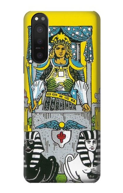 W3739 Tarot Card The Chariot Funda Carcasa Case y Caso Del Tirón Funda para Sony Xperia 5 II