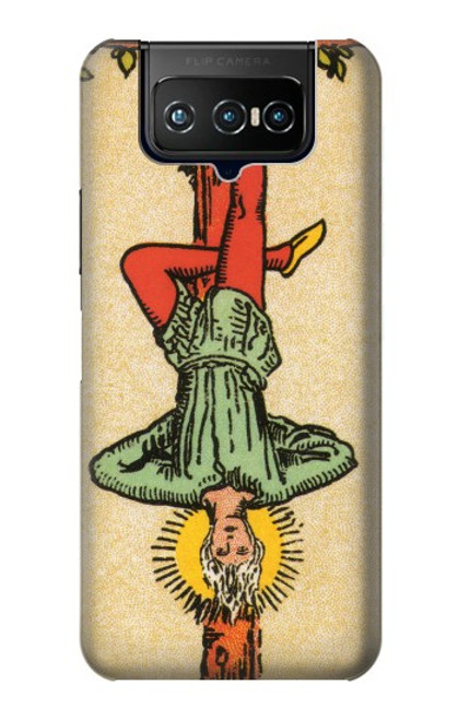 W3377 Tarot Card Hanged Man Funda Carcasa Case y Caso Del Tirón Funda para ASUS ZenFone 7 Pro