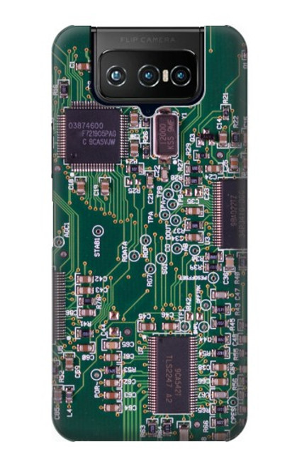 W3519 Electronics Circuit Board Graphic Funda Carcasa Case y Caso Del Tirón Funda para ASUS ZenFone 7 Pro