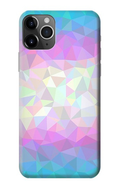 W3747 Trans Flag Polygon Funda Carcasa Case y Caso Del Tirón Funda para iPhone 11 Pro Max