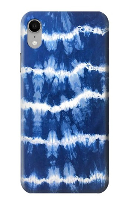 W3671 Blue Tie Dye Funda Carcasa Case y Caso Del Tirón Funda para iPhone XR