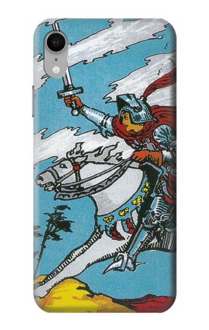 W3731 Tarot Card Knight of Swords Funda Carcasa Case y Caso Del Tirón Funda para iPhone XR