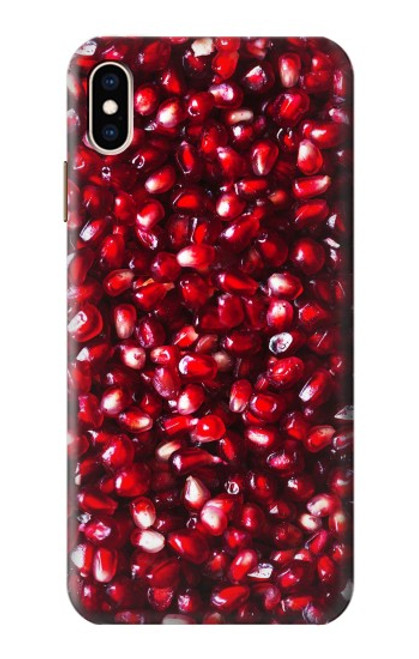W3757 Pomegranate Funda Carcasa Case y Caso Del Tirón Funda para iPhone XS Max