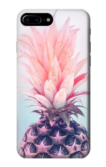 W3711 Pink Pineapple Funda Carcasa Case y Caso Del Tirón Funda para iPhone 7 Plus, iPhone 8 Plus