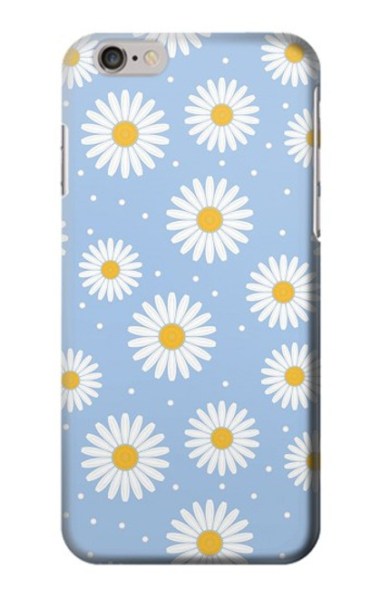 W3681 Daisy Flowers Pattern Funda Carcasa Case y Caso Del Tirón Funda para iPhone 6 6S