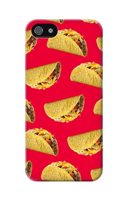W3755 Mexican Taco Tacos Funda Carcasa Case y Caso Del Tirón Funda para iPhone 5 5S SE