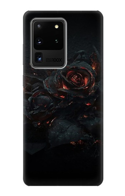 W3672 Burned Rose Funda Carcasa Case y Caso Del Tirón Funda para Samsung Galaxy S20 Ultra