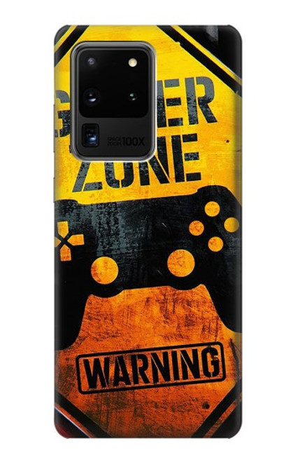 W3690 Gamer Zone Funda Carcasa Case y Caso Del Tirón Funda para Samsung Galaxy S20 Ultra