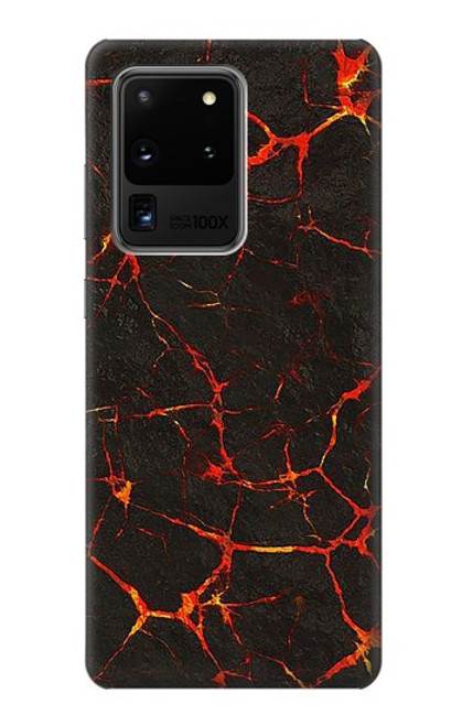 W3696 Lava Magma Funda Carcasa Case y Caso Del Tirón Funda para Samsung Galaxy S20 Ultra