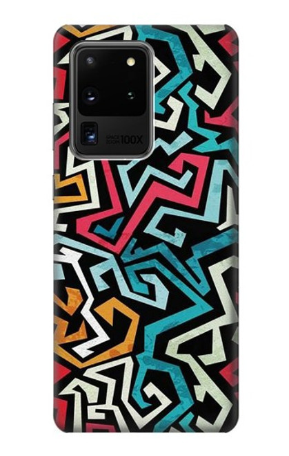 W3712 Pop Art Pattern Funda Carcasa Case y Caso Del Tirón Funda para Samsung Galaxy S20 Ultra