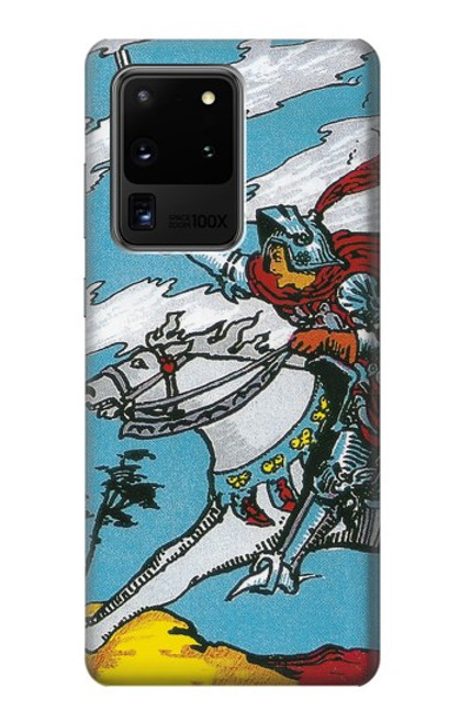 W3731 Tarot Card Knight of Swords Funda Carcasa Case y Caso Del Tirón Funda para Samsung Galaxy S20 Ultra