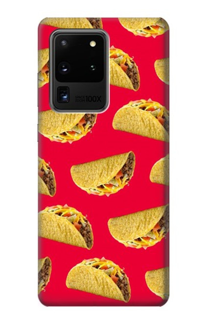 W3755 Mexican Taco Tacos Funda Carcasa Case y Caso Del Tirón Funda para Samsung Galaxy S20 Ultra