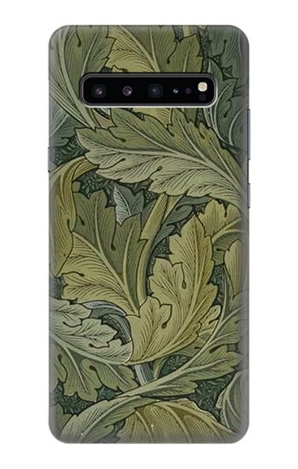 W3790 William Morris Acanthus Leaves Funda Carcasa Case y Caso Del Tirón Funda para Samsung Galaxy S10 5G