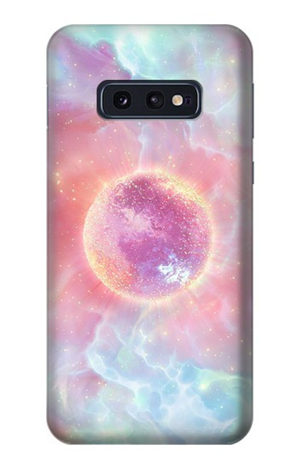 W3709 Pink Galaxy Funda Carcasa Case y Caso Del Tirón Funda para Samsung Galaxy S10e