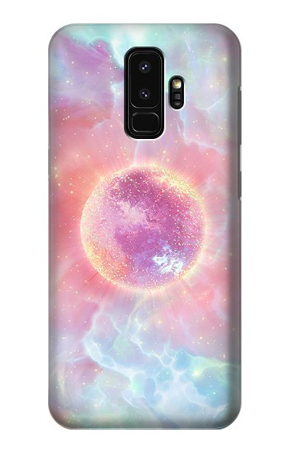 W3709 Pink Galaxy Funda Carcasa Case y Caso Del Tirón Funda para Samsung Galaxy S9 Plus