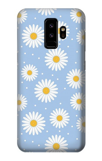 W3681 Daisy Flowers Pattern Funda Carcasa Case y Caso Del Tirón Funda para Samsung Galaxy S9