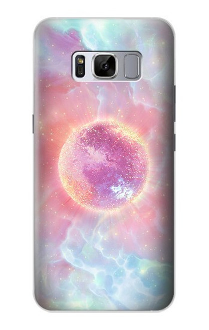 W3709 Pink Galaxy Funda Carcasa Case y Caso Del Tirón Funda para Samsung Galaxy S8 Plus