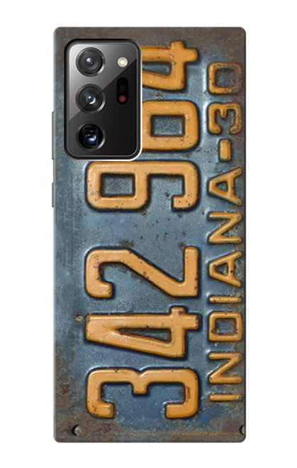 W3750 Vintage Vehicle Registration Plate Funda Carcasa Case y Caso Del Tirón Funda para Samsung Galaxy Note 20 Ultra, Ultra 5G