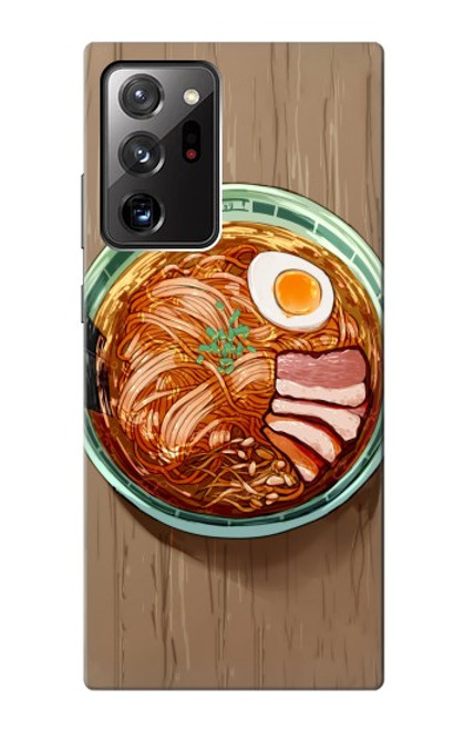 W3756 Ramen Noodles Funda Carcasa Case y Caso Del Tirón Funda para Samsung Galaxy Note 20 Ultra, Ultra 5G