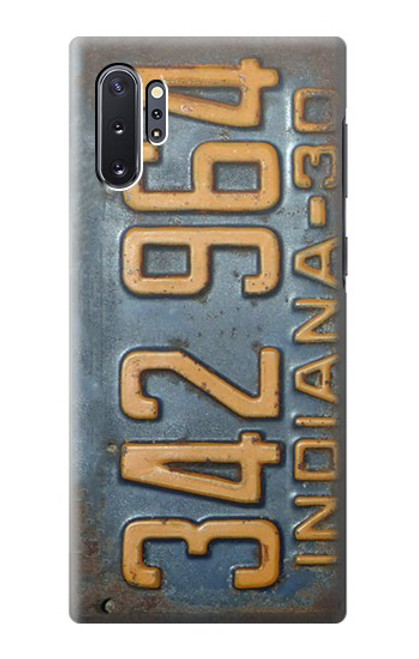 W3750 Vintage Vehicle Registration Plate Funda Carcasa Case y Caso Del Tirón Funda para Samsung Galaxy Note 10 Plus